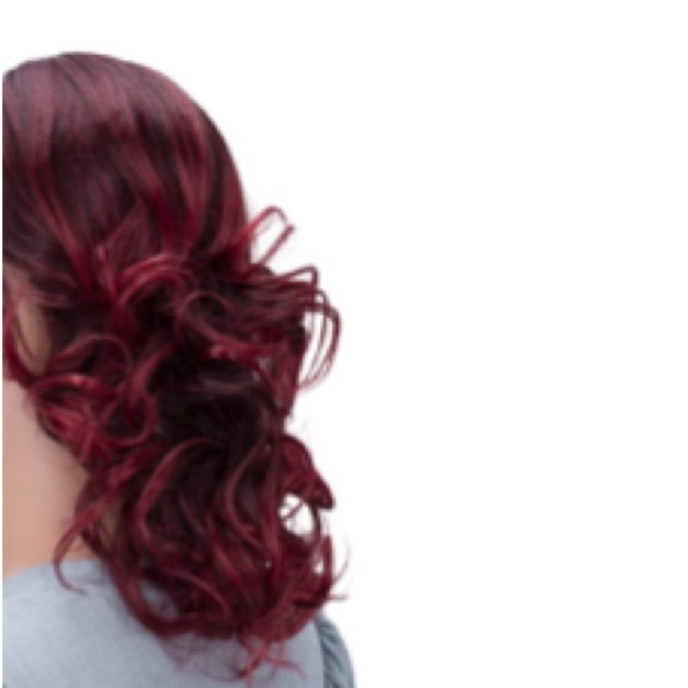 NWT Elegant Burgundy Ponytail Hair Extensions - Picture 5 of 5